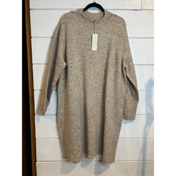 Roolee Oatmeal Sweater Knit Dress Women's plus size 3XL NWT NEW - Picture 1 of 5